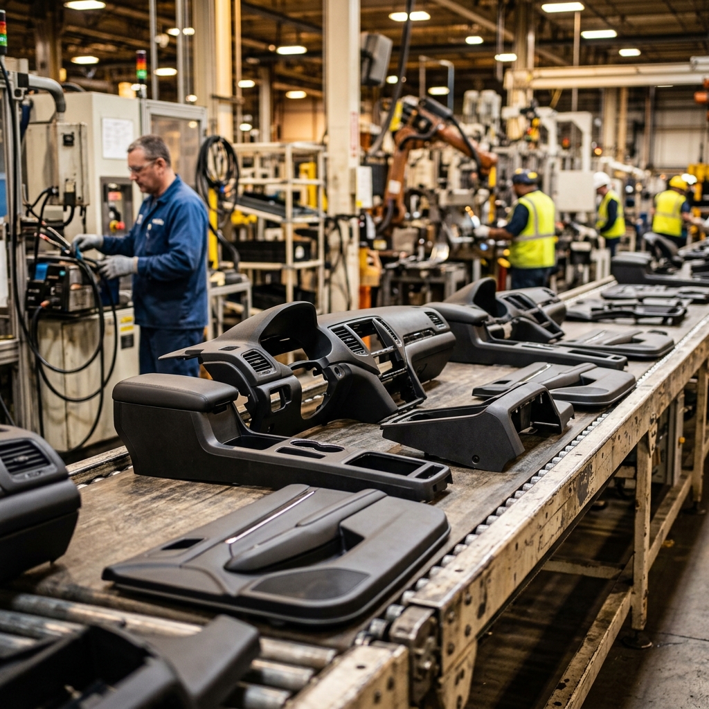Automotive plastic components manufacturing